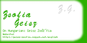 zsofia geisz business card